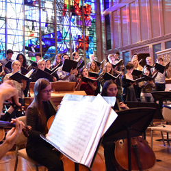 image of choir and orchestra