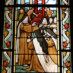 Martyrs of Compiegne stained glass window