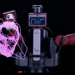 Image of robot making art