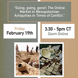 graphic for talk by Oya Topcuoglu for Global Antiquities Research Workshop