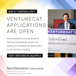 
								VentureCat Applications Open!