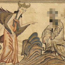 Pixelated painting of the Prophet Muhammad, SK Pop Article, January 2023