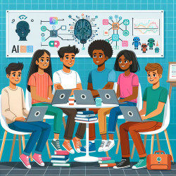 students talking about AI