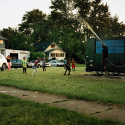people playing in water