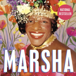 Marsha wearing flowers in her hair.