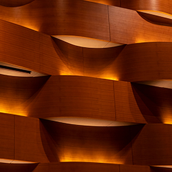 Galvin Recital Hall acoustic paneling